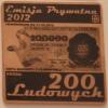 200 ludowych - BANKNOTY PRL / ZESTAW KLIP (18 żetonów) / WZORCE PRODUKCYJNE DLA MONET (miedź patynowana)